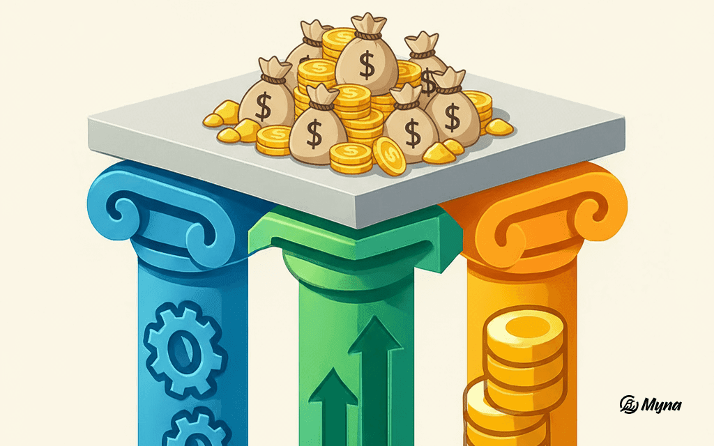 Колонны финансовых активностей поддерживаю прибыль